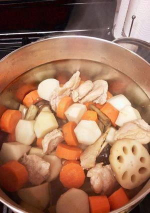 CAで御節　筑前煮-レシピのメイン写真