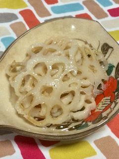 超簡単☆お正月だよ!花型甘酢れんこん♪♪-レシピのメイン写真