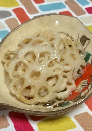 超簡単☆お正月だよ！花型甘酢れんこん♪♪-レシピのメイン写真