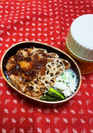 2021大晦日の塾弁当〜豚の照り焼き-レシピのメイン写真