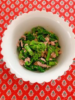 菜の花とツナの和え物-レシピのメイン写真