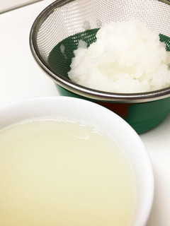 大根の搾り汁をお雑煮のお出汁に使います-レシピのメイン写真