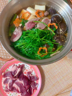 鴨なべ…〆は蕎麦で年越しを…-レシピのメイン写真