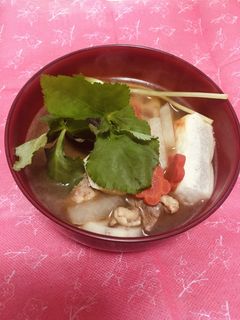 無水鍋で作る我が家のお雑煮-レシピのメイン写真