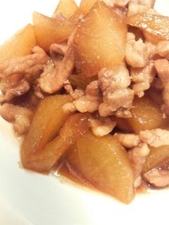大根と豚肉の炒め煮-レシピのメイン写真