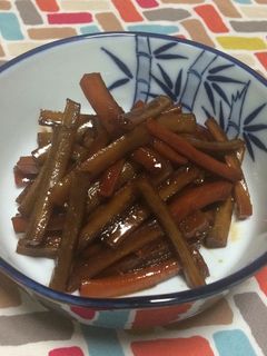 超簡単☆お正月だよ!きんぴらごぼう♪♪♪-レシピのメイン写真