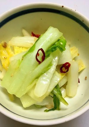 白菜の惣菜「辣白菜（ラーバーツァイ）」-レシピのメイン写真