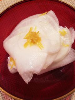 ゆず 大根のさっぱり 酢なし おなます-レシピのメイン写真