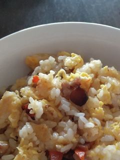 しいたけの足とたまごの炒飯-レシピのメイン写真