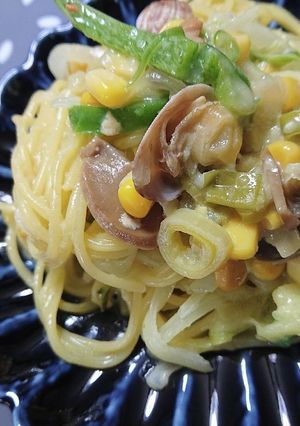 茹でない！簡単パスタ クリームパスタ-レシピのメイン写真