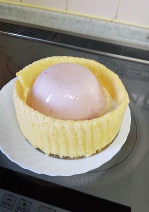 イチゴムース&バニラムースシャルロット-レシピのメイン写真