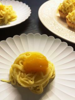 洋風栗きんとん★さつまいものモンブラン-レシピのメイン写真