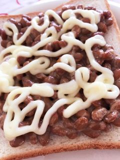 納豆トースト-レシピのメイン写真