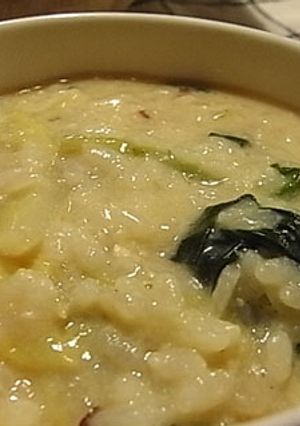 味噌入り豆乳鍋おじや-レシピのメイン写真