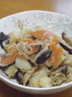 具だくさん!切干大根の煮物-レシピのメイン写真