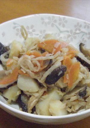 具だくさん!切干大根の煮物-レシピのメイン写真