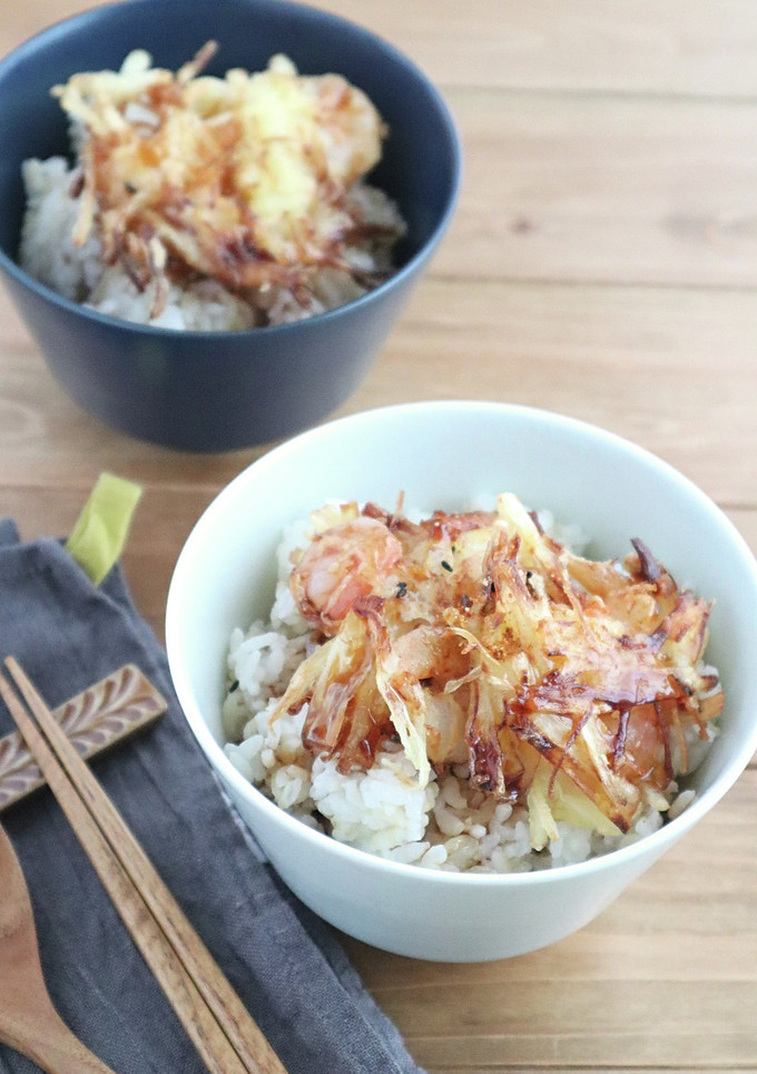 ごはんがすすむ！えびと長ねぎのかきあげ丼-レシピのメイン写真