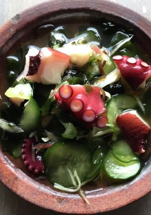 蛸と茗荷の酢の物-レシピのメイン写真