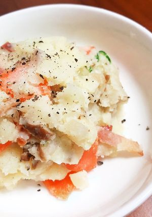 いぶりがっこポテトサラダ-レシピのメイン写真