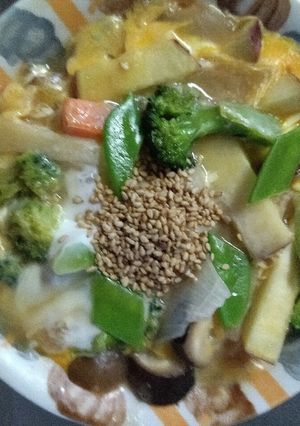 根菜竹の子甘辛味スペイン風オムレツ風-レシピのメイン写真