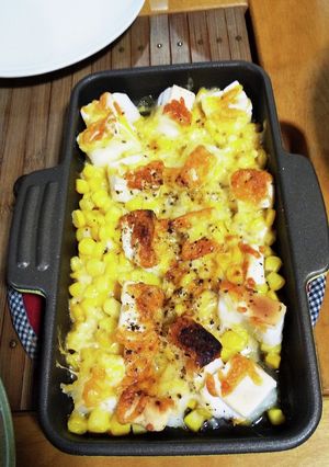 コーンとはんぺんのチーズ焼き-レシピのメイン写真