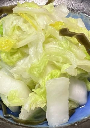 サラダみたいな♡柚子風味白菜の甘酢漬け-レシピのメイン写真