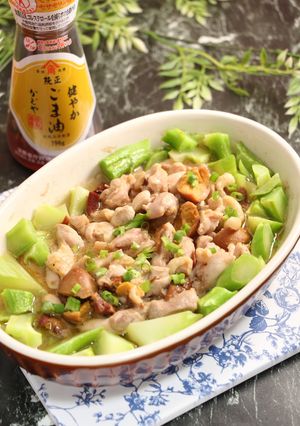 それもったいない！鶏とブロッコリーの茎-レシピのメイン写真
