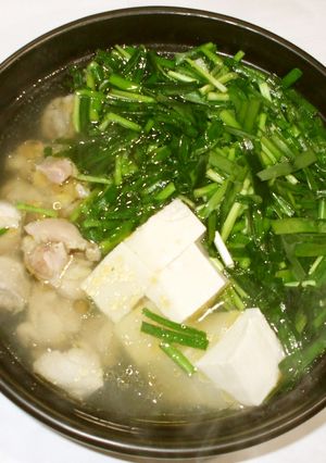 ニラ鍋♪簡単冷え性におすすめ・つゆスープ-レシピのメイン写真