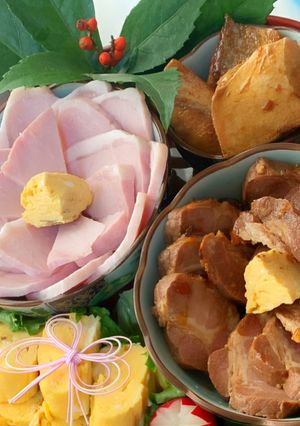 簡単♡お花ロースハム（おせち用）-レシピのメイン写真