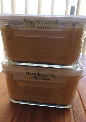 アメリカで味噌作り(ひよこ豆のお味噌)-レシピのメイン写真