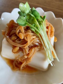 なめ茸冷奴-レシピのメイン写真