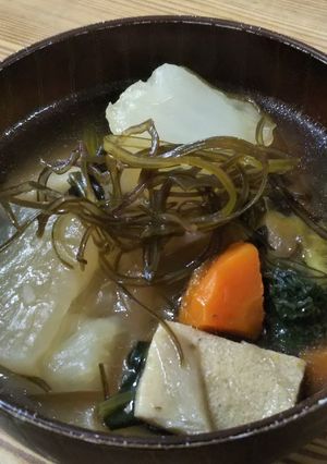 お腹いっぱいになる、具雑煮。-レシピのメイン写真