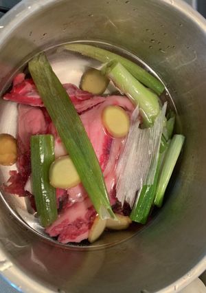 牛すじ肉の下拵え-レシピのメイン写真