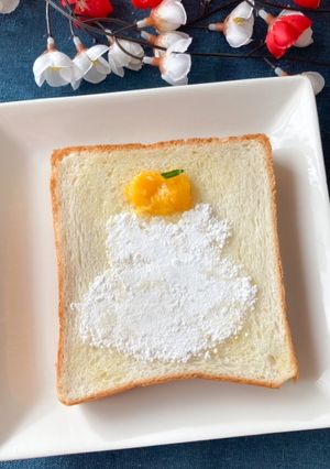謹賀新年！鏡餅トースト2-レシピのメイン写真
