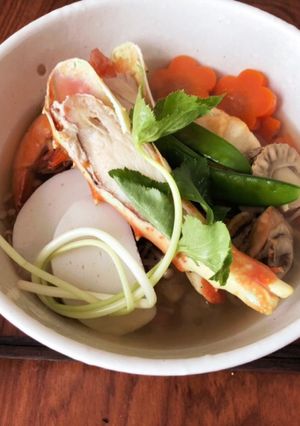 蟹と海老と帆立のお雑煮-レシピのメイン写真