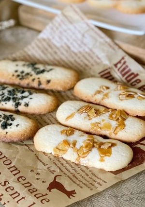 米粉のラング・ド・シャ　キャラメルナッツ-レシピのメイン写真