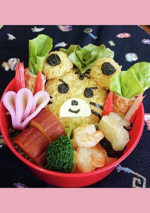 寅年弁当-レシピのメイン写真