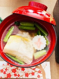 お雑煮関東風-レシピのメイン写真