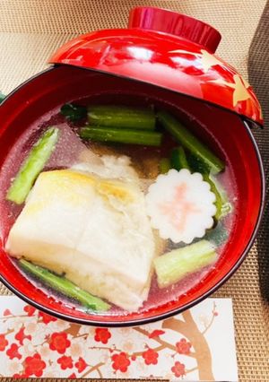 お雑煮関東風-レシピのメイン写真