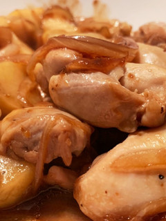 ジャガイモと鶏モモのオイスターソース炒め-レシピのメイン写真