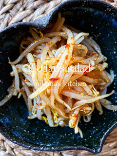 ラーメン屋さん風♪♪もやしのピリ辛和え-レシピのメイン写真