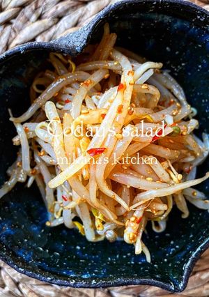 ラーメン屋さん風♪♪もやしのピリ辛和え-レシピのメイン写真