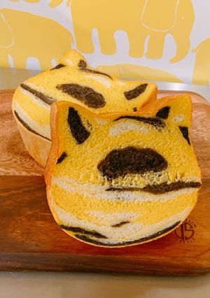 干支パン☆寅☆トラ☆キャラパン☆食パン-レシピのメイン写真