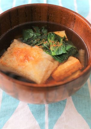 超簡単！関東風ヴィーガンお雑煮-レシピのメイン写真