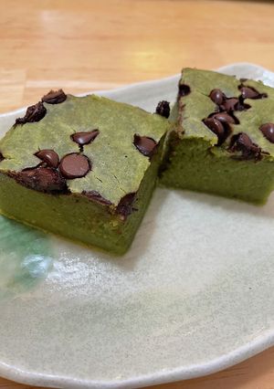 抹茶チョコレートバター餅-レシピのメイン写真