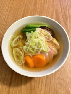 【和風だし】ダブルチキンのお雑煮-レシピのメイン写真