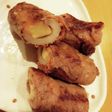 チーズちくわの肉巻き