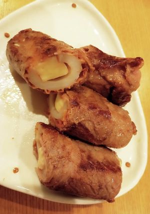 チーズちくわの肉巻き-レシピのメイン写真