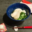 むね肉で蒸し鶏と出汁。鶏だし雑煮2022