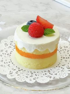 超簡単!オーブン不要『犬用ケーキ』-レシピのメイン写真
